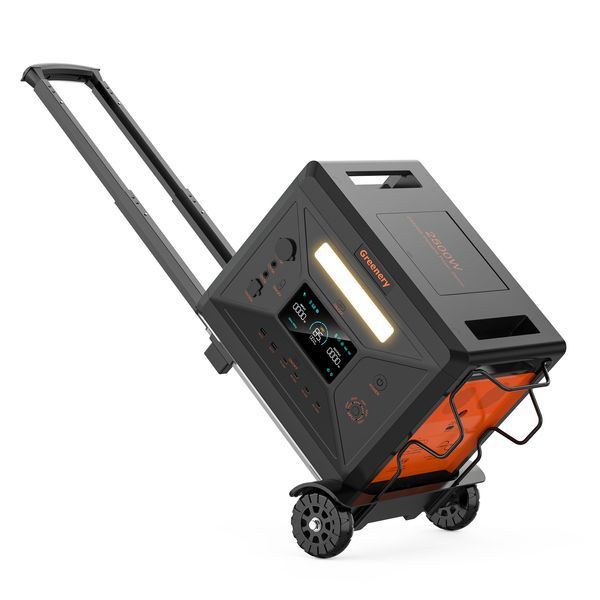 Зарядна станція Greenery G2500 (2500W/2304Wh) + Складаний візок SolarPlay 2.50.969 фото